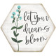Let Dreams Blooms - Magnetic Honeycomb Coasters