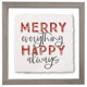 Merry Everything - Floating Art Square