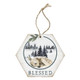 Blessed Deer - Honeycomb Ornaments