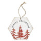 Merry Christmas Trees - Honeycomb Ornaments
