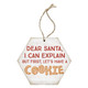 Santa Have A Cookie - Honeycomb Ornaments