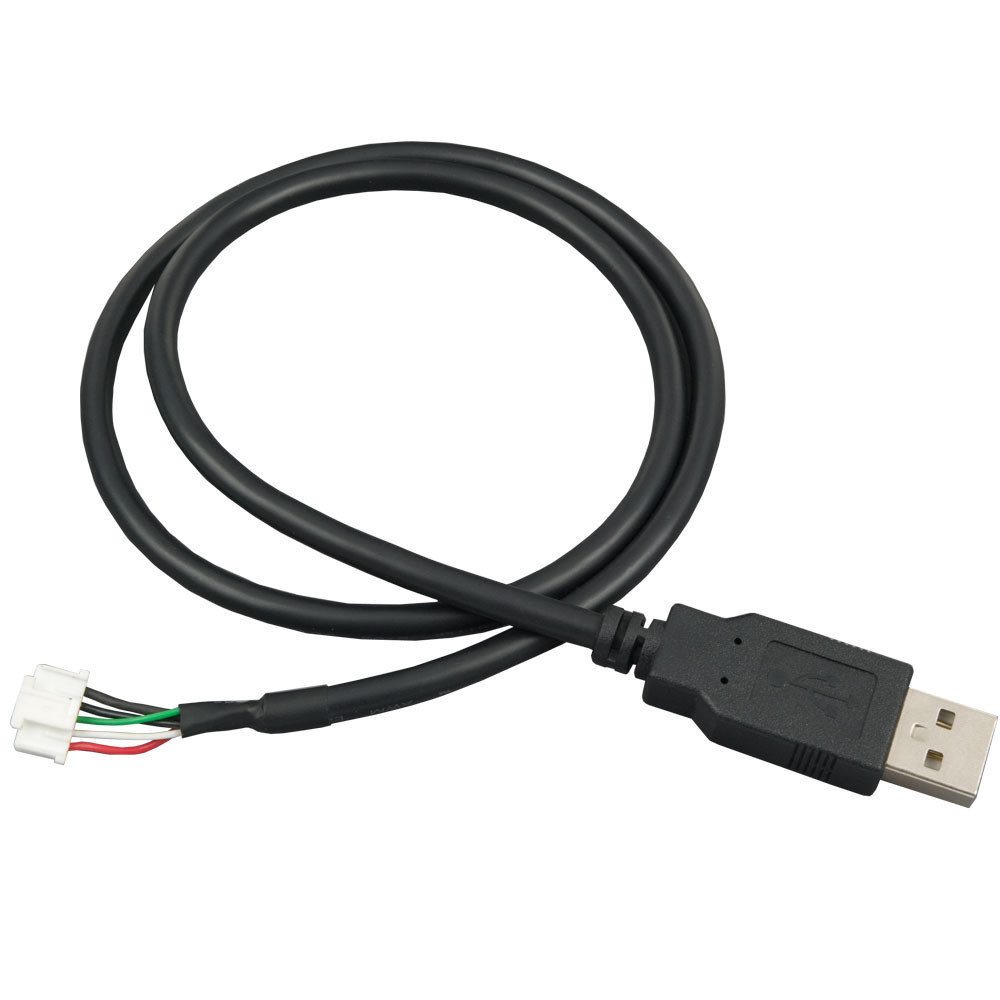 USB Type A to 2mm 5-pin latching Molex; 24