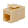 MODULAR COUPLER STRAIGHT-THU RJ11 FEMALE TO FEMALE