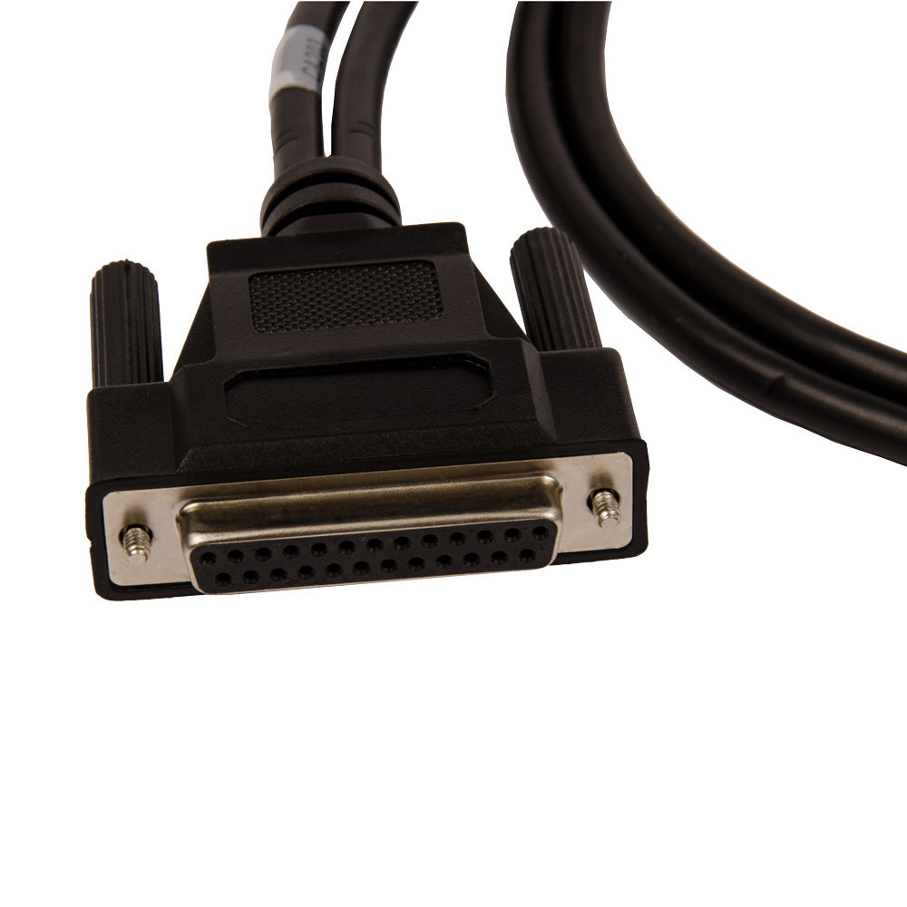 Cable DB25 Female to two DB9 Males 3 ft.