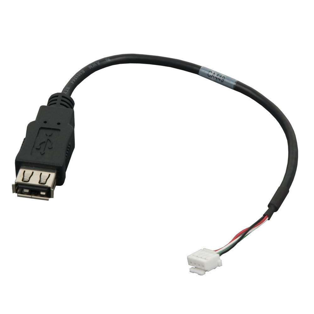 USB Type A Female to 4 pin Molex; 10 inch; Rev A