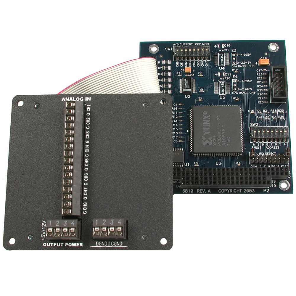 AIO-104+8 Kit: PC104 Analog 8 A/D; 16 TTL DIO; Portholes Kit
