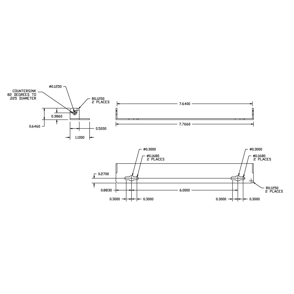 Flush Mount Bracket Kit - for SeaI/O; Relio R1000 Systems