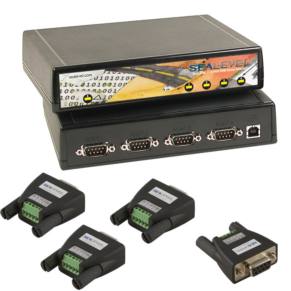 SeaLINK+4/485: USB to 4 Port RS-422/485 Serial Adapter