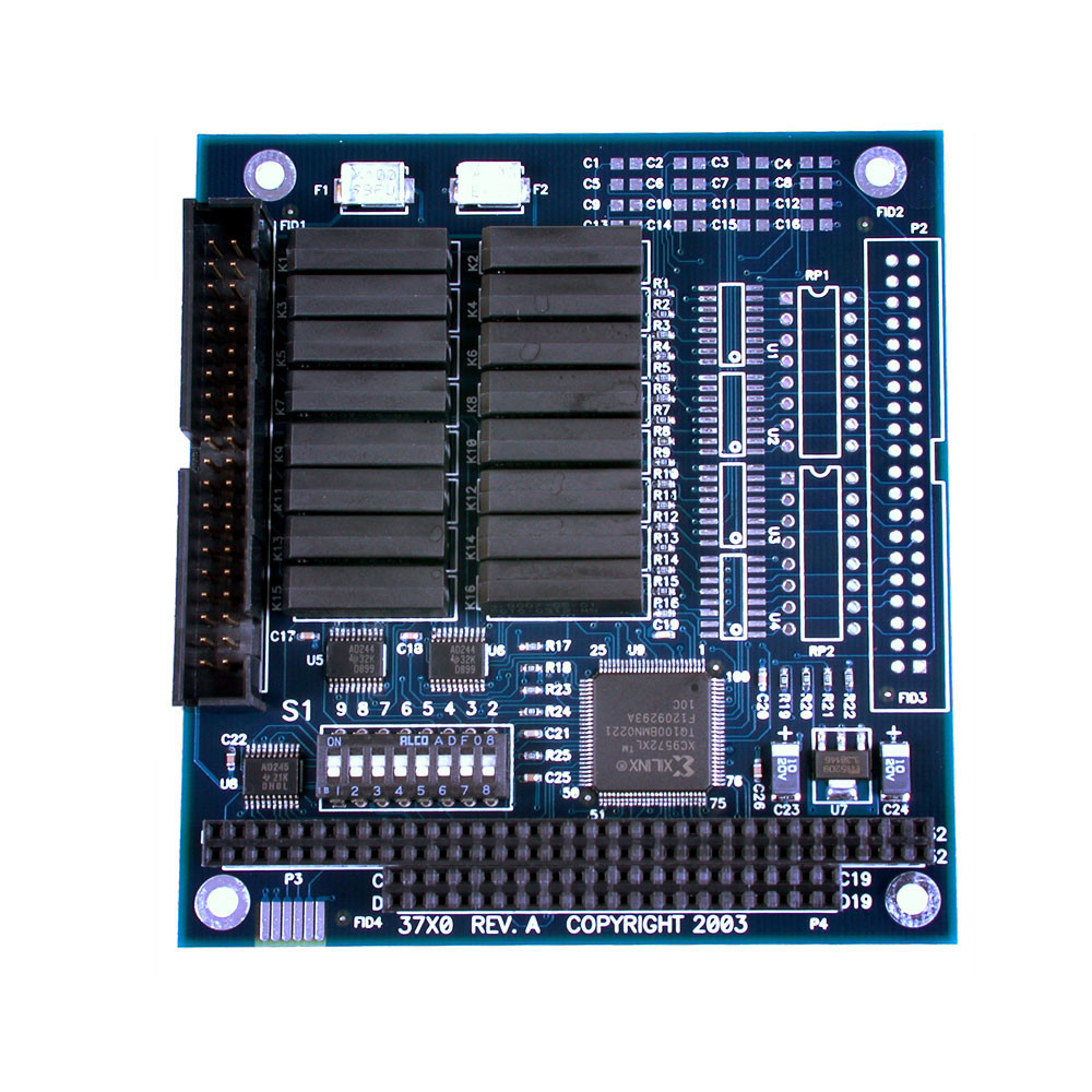 DIO-104.REL: PC104 Digital I/O 16 Reed Relays