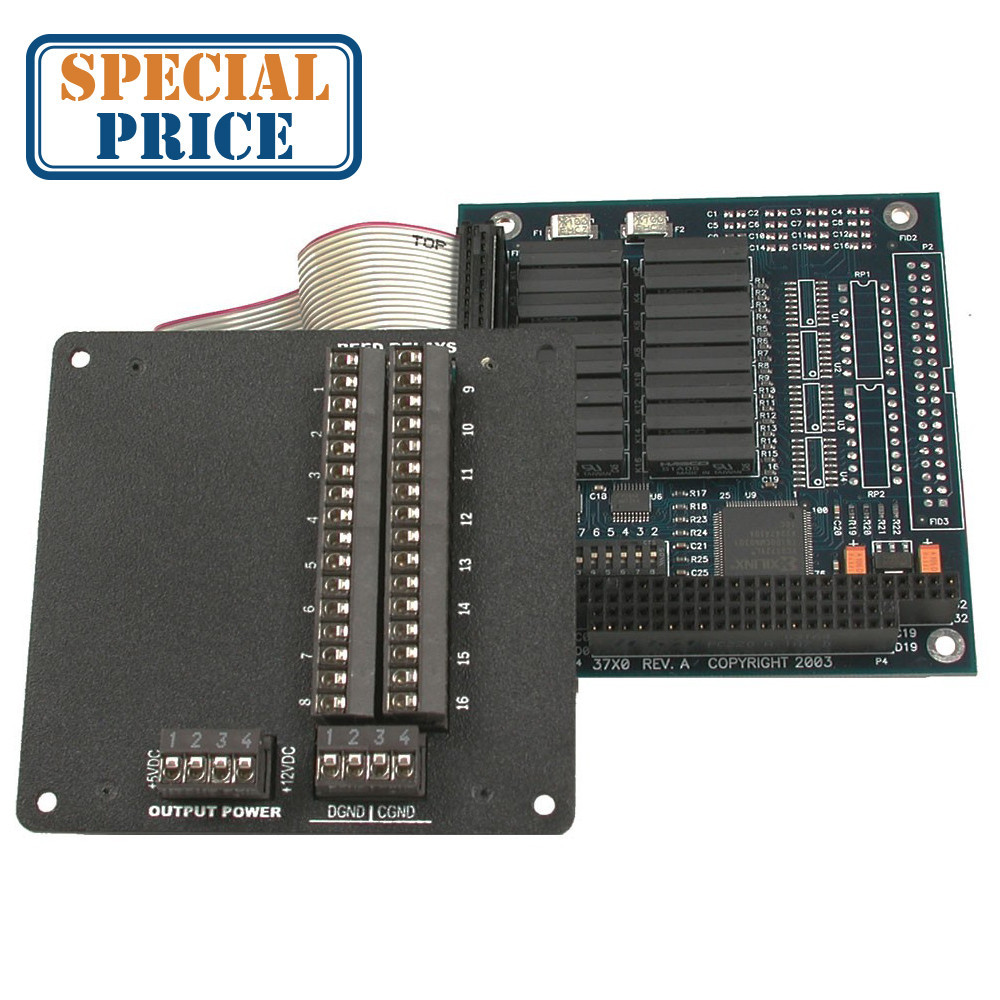 DIO-104.REL: PC104 Digital I/O 16 Reed Relays
