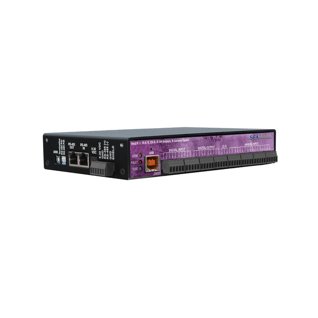 SeaI/O USB Modbus RTU with A/D; D/A; DIO Multifunction