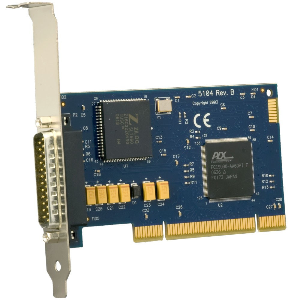 5104 LP PCI RS-232; 422; 485; 530; 530A; V.35 - Sealevel Systems, Inc
