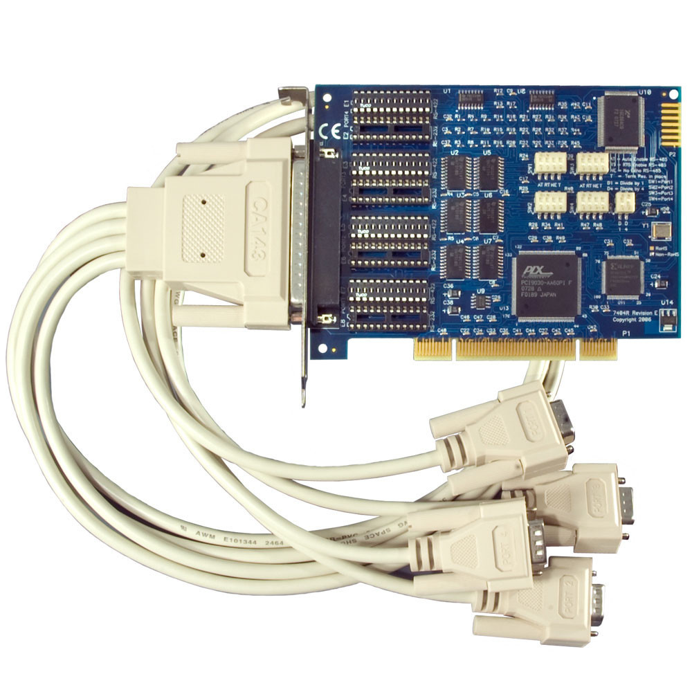 COMM+4.PCI: 4 Port PCI Async RS-232/422/485 Serial Adapter