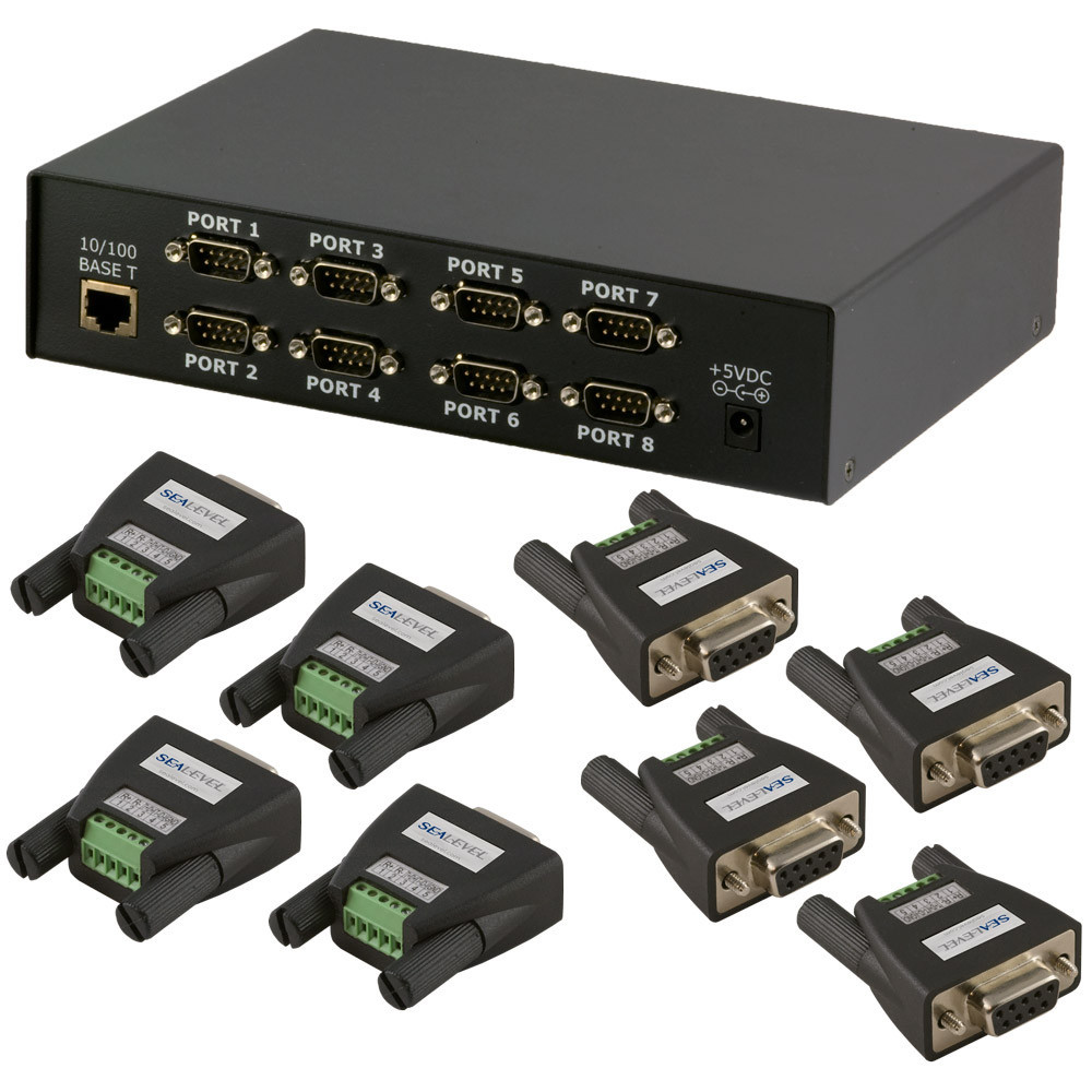 SeaLINK+8.422: w/ 8x TB34 Terminal Block Adapters