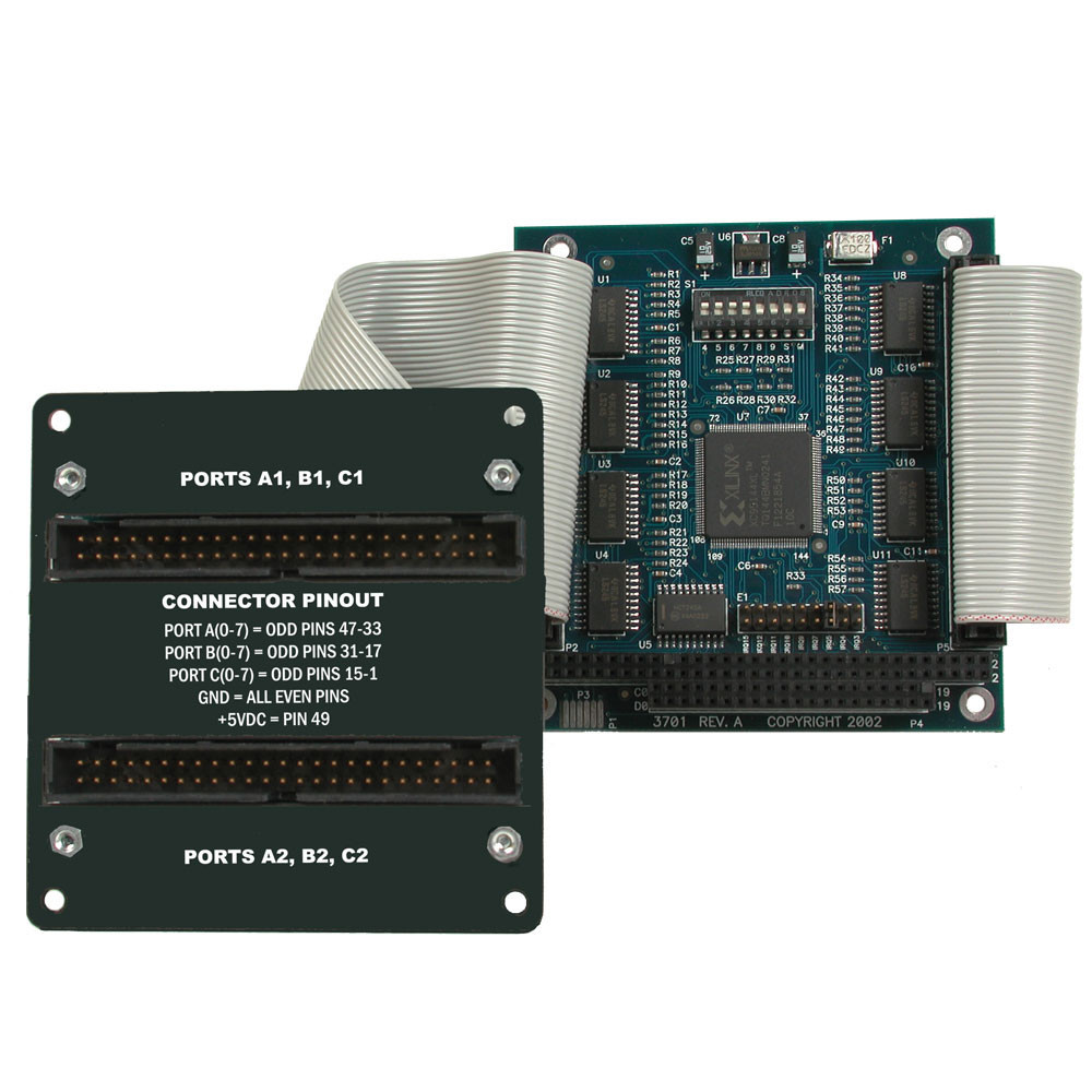 DIO 48.PC104 Kit: PC104 48 Channel TTL DIO; Portholes Kit - Sealevel ...