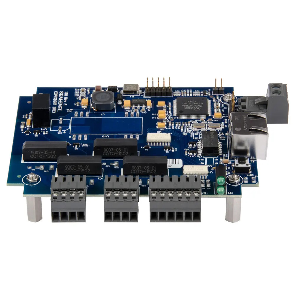eI/O Ethernet Modbus TCP w/ 4 Iso Inputs; 4 Reed Relays