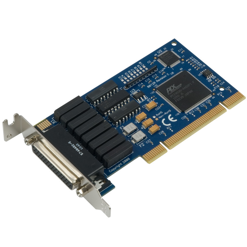 Low profile/PCI bus;8 input/8 output; range 10V to 30V