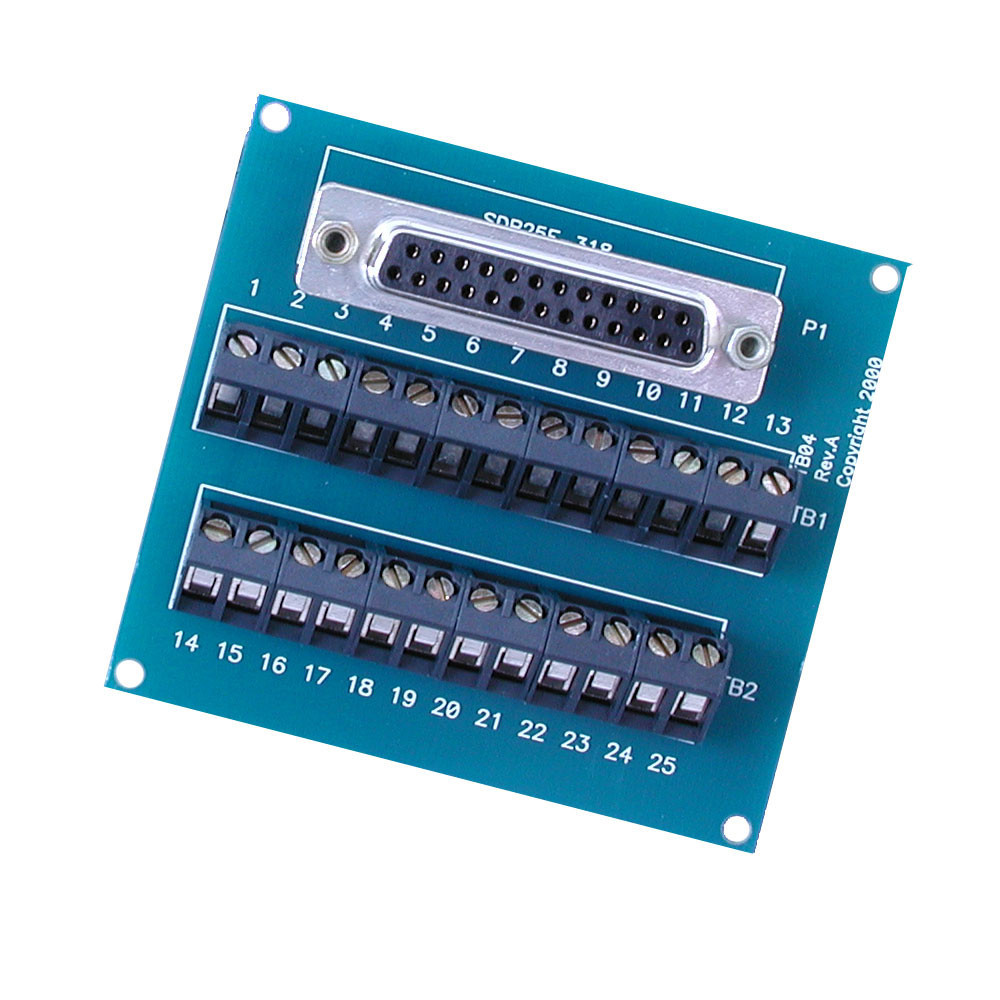 Terminal Block - DB25F to 25 Screw Terminals - Sealevel Systems, Inc