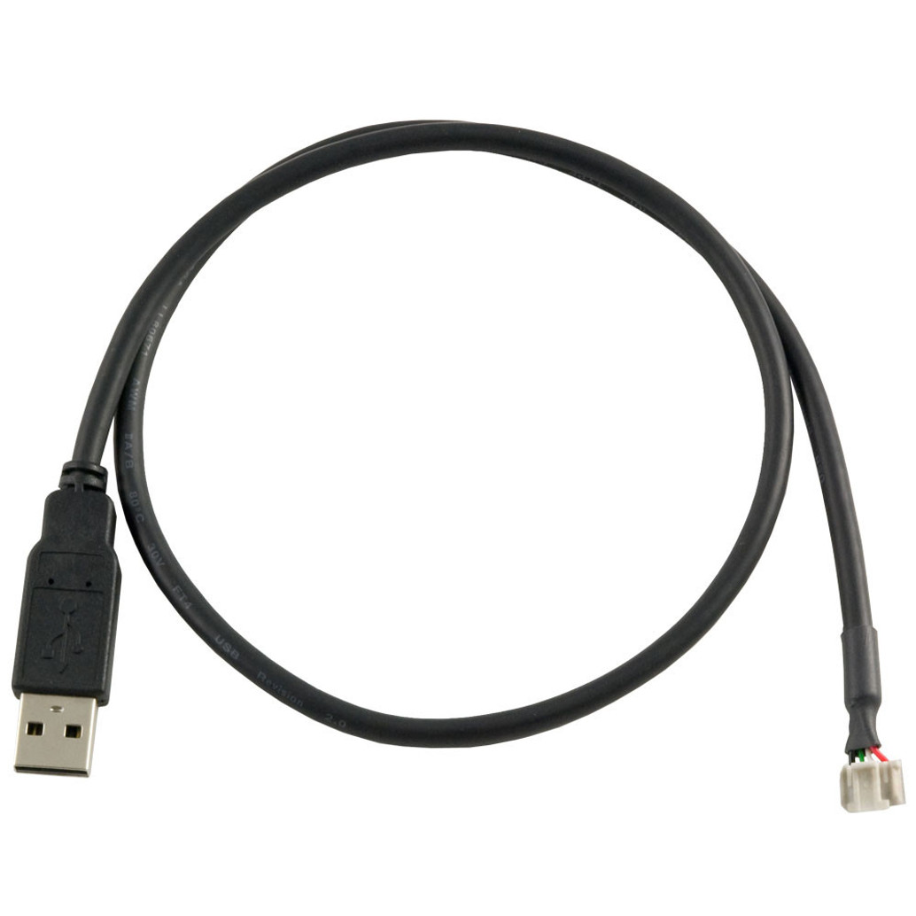USB A to 4 pin header Rev C; 24" length USB A to 4 pin header Rev C; 24" length