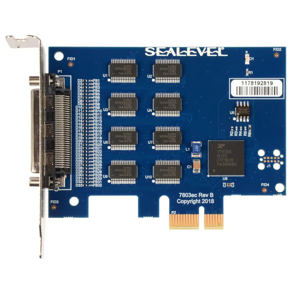 Serial Async Card PCIe 8-Port RS-232 Async Serial Card - Sealevel Systems, Inc