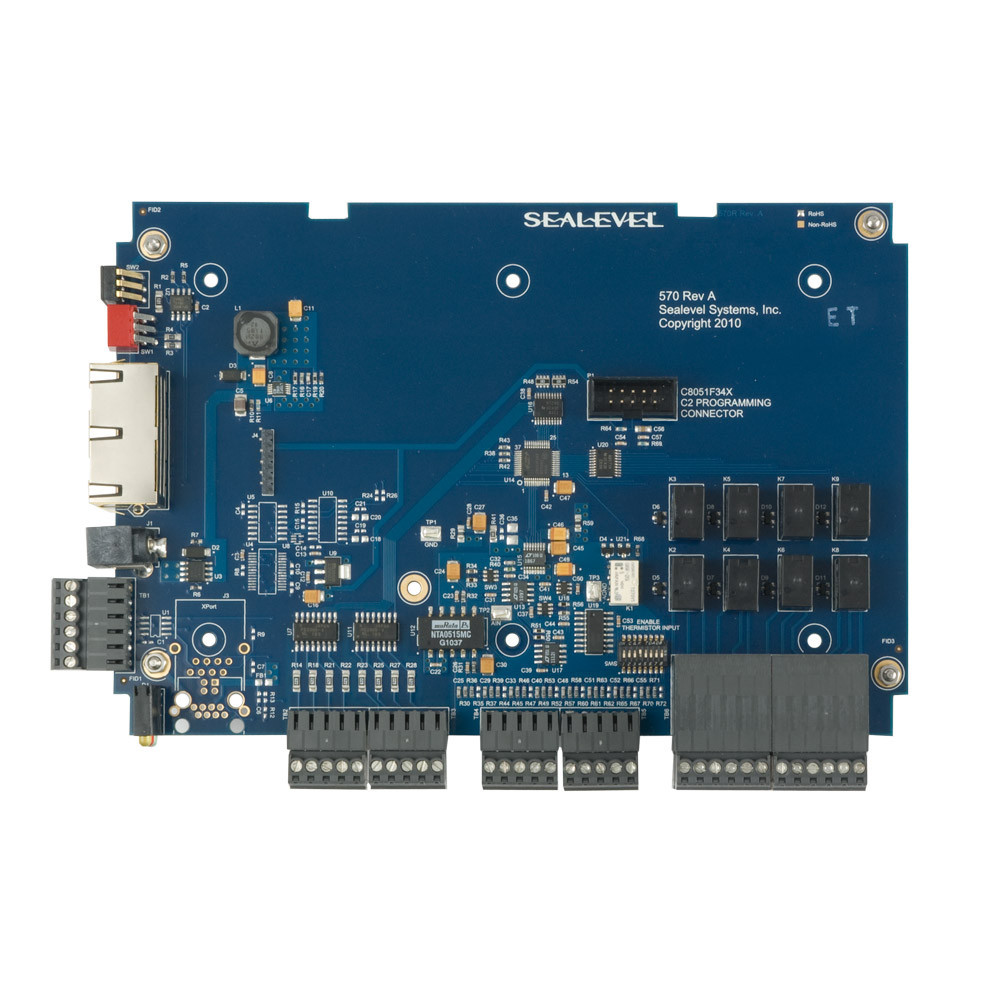 SeaI/O 8 16-bit A/D, 8 Isolated Inputs, 8 Form C Relay Outputs SeaI/O Expansion Module