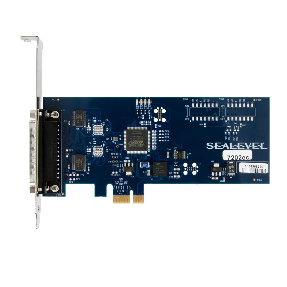 COMM+232.PCIe: Low Profile PCI Express 2-Port RS-232 Serial Interface