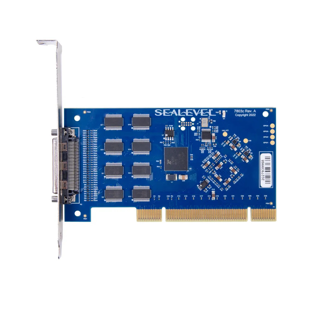 Low Profile PCI 8-Port RS-232 Serial Interface - Sealevel