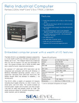 Datasheet: R5220 Relio Industrial Computer