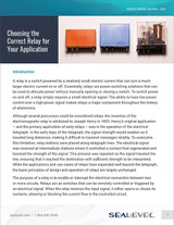 White Paper: Choosing the Correct Relay for Your Application
