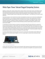 White Paper: Power Tolerant Rugged Computing Systems