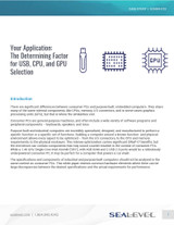 White Paper: The Determining Factor for USB, CPU, and GPU Selection