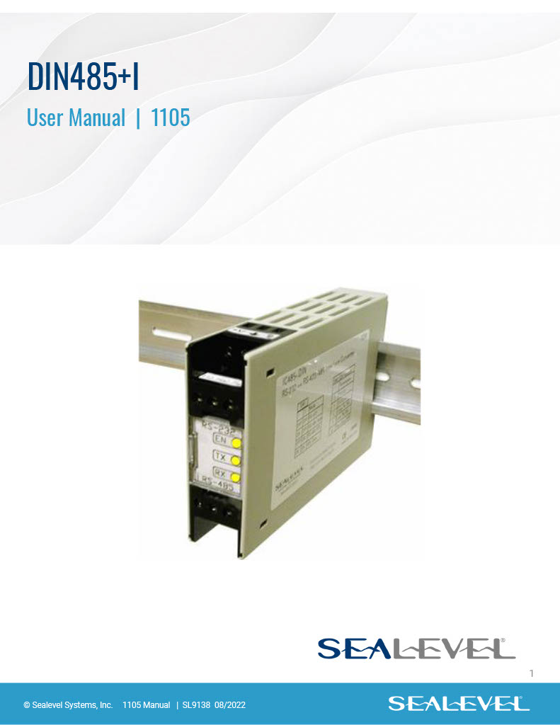 Manual: 1105 - Sealevel Systems, Inc