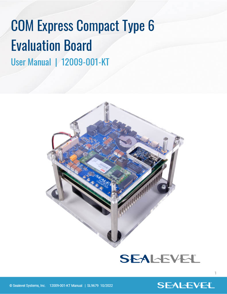 Manual: 12009-001-KT - Sealevel Systems, Inc