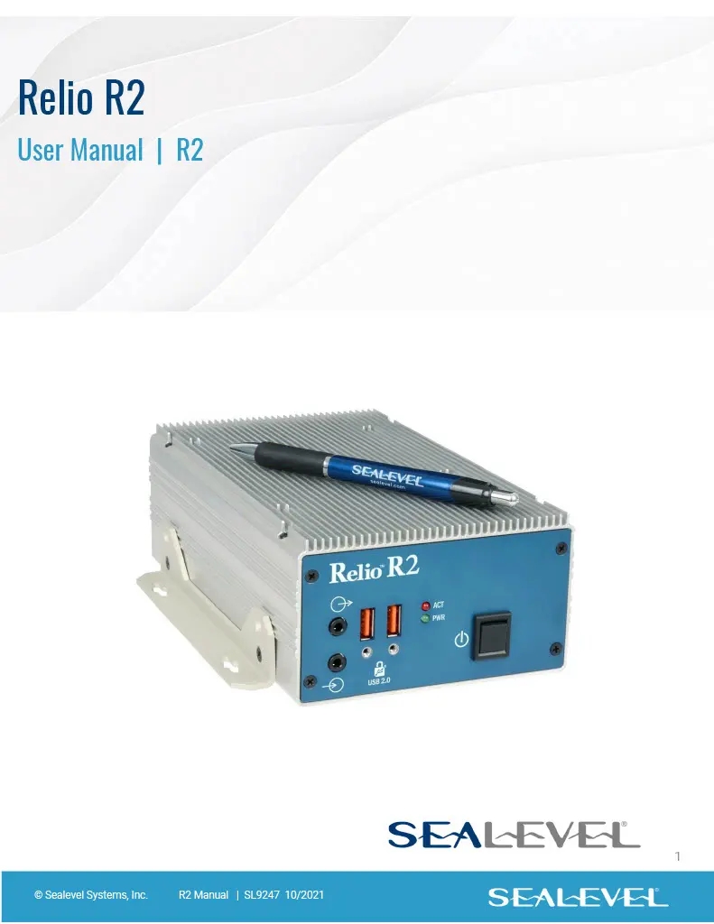 Manual: Relio R2 - Sealevel Systems, Inc