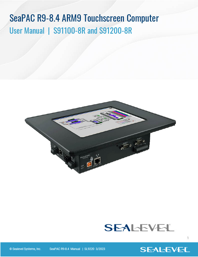 Manual: SeaPAC R9-8.4 User Manual - Sealevel Systems, Inc