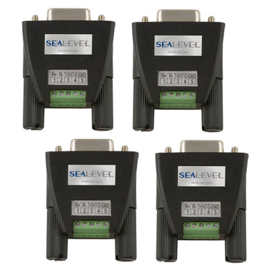 Terminal Block Kit: DB9F to 5 Screw Terminals (4 Pack) - Sealevel