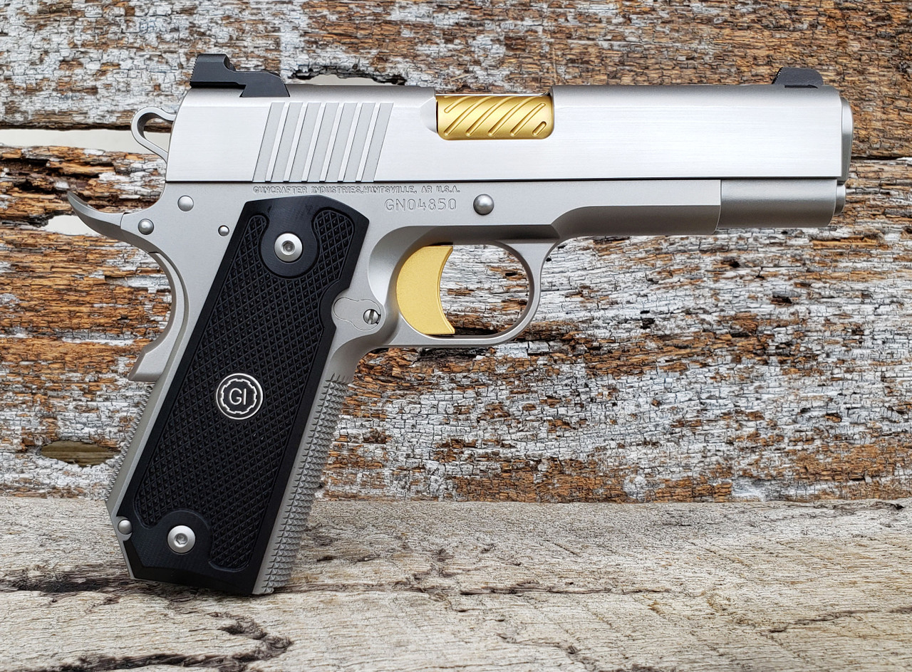 No Name, Commander, .45 ACP, Stainless (GN04850) - Guncrafter