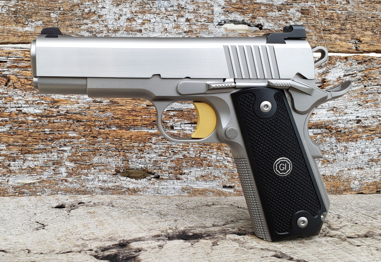 No Name, Commander, .45 ACP, Stainless (GN04850) - Guncrafter