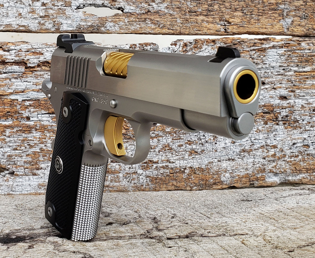 No Name, Commander, .45 ACP, Stainless (GN04850) - Guncrafter