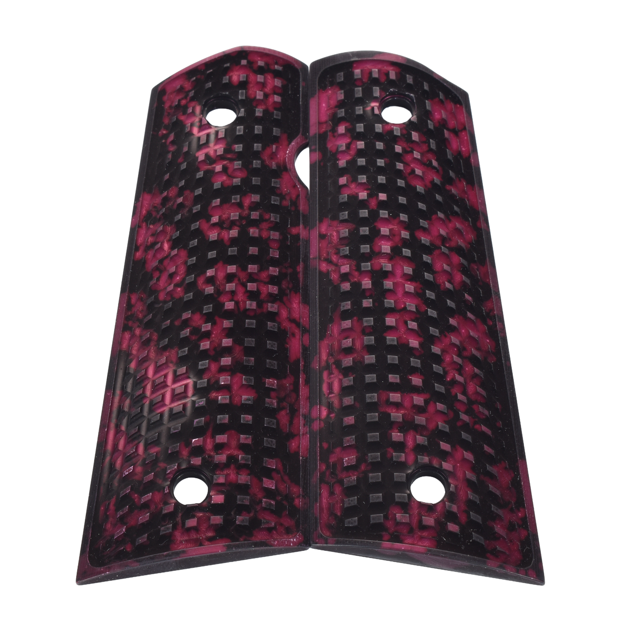 1911 Grips, Full-Size, AlumaGrips, Flat Bottom (AL1-006