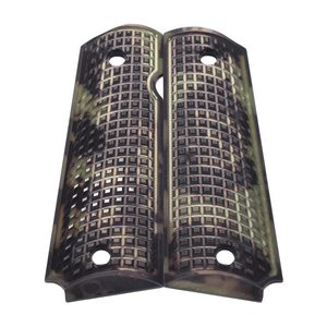 1911 Grips, Full-Size, AlumaGrips, Beveled Bottom (AL1-011)