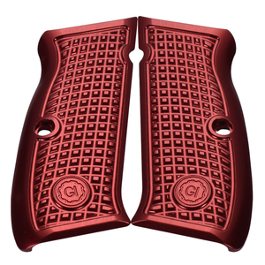 CZ-75 FRAG Grips, Full-Size, Aluminum, Cherry