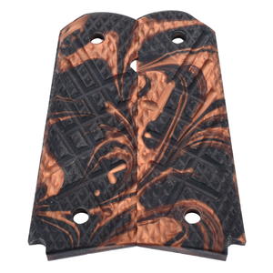 1911 Grips, Full-Size, Shredder, Flat Bottom (SG-187)