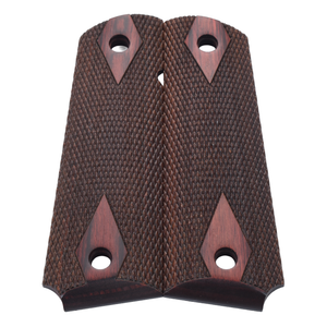 1911 Grips, Full-Size, Rosewood Composite, Beveled Bottom (EW1-255)
