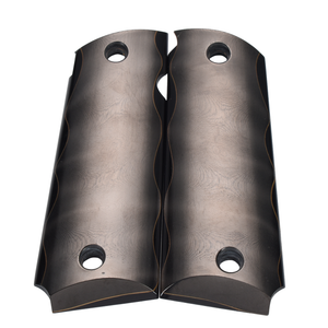 1911 Grips, Full-Size, Chatoyant Carbon Fiber, Beveled Bottom (CC001)