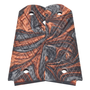 1911 Grips, Full-Size, Shredder, Flat Bottom (SG-125)