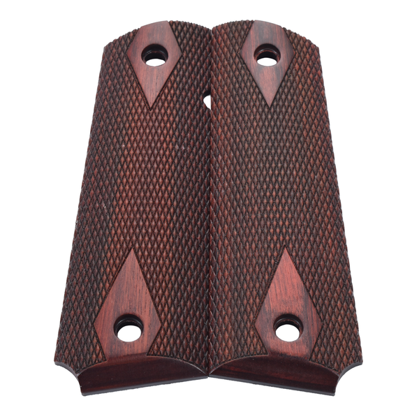 1911 Grips, Full-Size, Rosewood Composite, Beveled Bottom (EW1-242)