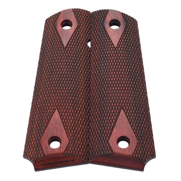 1911 Grips, Full-Size, Rosewood Composite, Beveled Bottom (EW1-249)