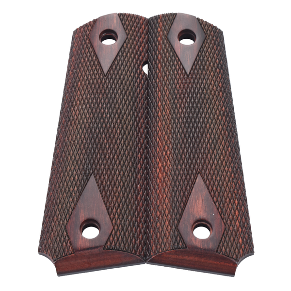 1911 Grips, Full-Size, Rosewood Composite, Beveled Bottom (EW1-252)