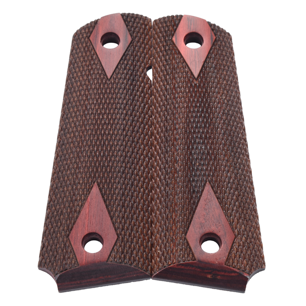 1911 Grips, Full-Size, Rosewood Composite, Beveled Bottom (EW1-257)